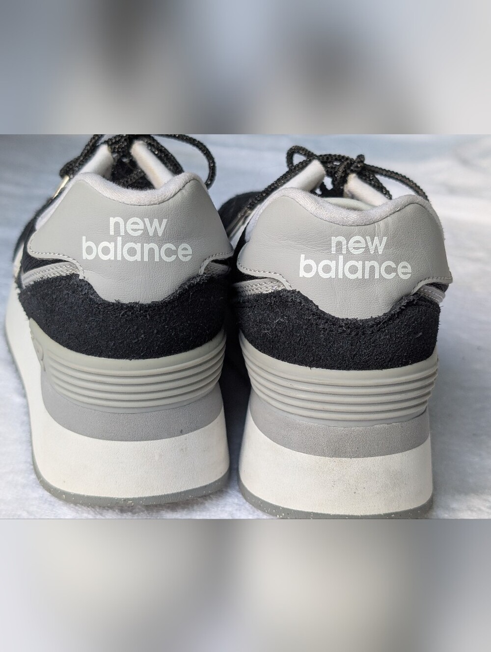 New Balance 574 Platform Shoes Size 6.5 - Picture 3 of 6